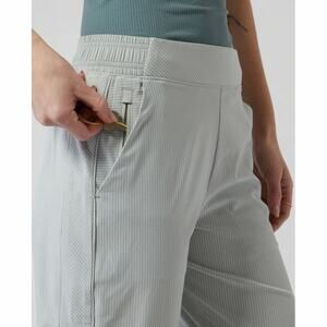 ATHLETE Joggers Green Brooklyn Striped Pinstripe Jogger Ticking Pants Sz 10